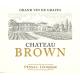 Chateau Brown Blanc label