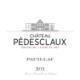 Chateau Pedesclaux label