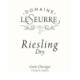 Domaine Le Seurre - Riesling Dry label