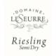 Domaine Le Seurre - Semi Dry Riesling label
