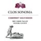Clos Sonoma - Cabernet Sauvignon label