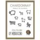 The Little Sheep of California - Chardonnay label