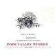 Pope Valley Winery - Cabernet Sauvignon Reserve - Napa label