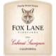 Fox Lane - Cabernet Sauvignon label