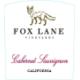 Fox Lane - Cabernet Sauvignon label