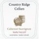Country Ridge - Cabernet Sauvignon Napa label