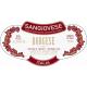 Borgese - Sangiovese - Basket Flask label