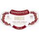 Borgese - Sangiovese - Basket Flask label