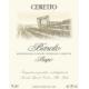 Ceretto - Barolo - Prapo label