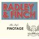 Radley & Finch - The Profs - Pinotage label