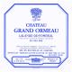 Chateau Grand Ormeau label
