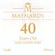 Maynard's - 40 Years Old Aged Tawny Port label
