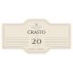 Quinta Do Crasto - 20 Years Old Tawny Port label