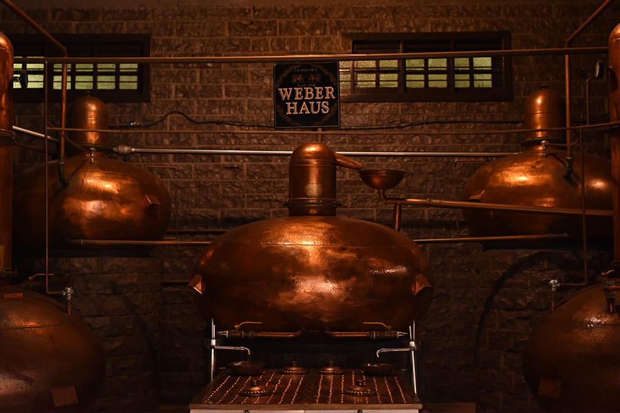 Weber Haus Distillery Set Up
